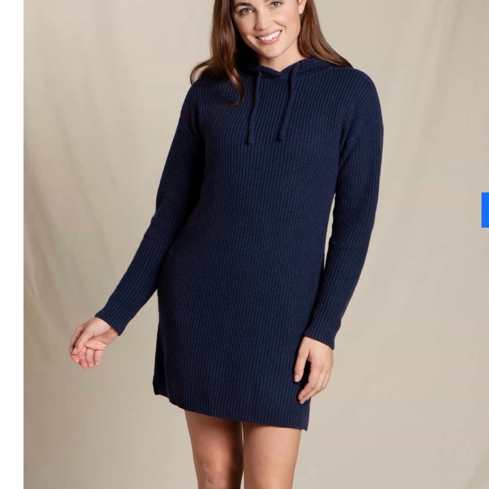 Toad&Co Whidbey Hooded Sweater Dress